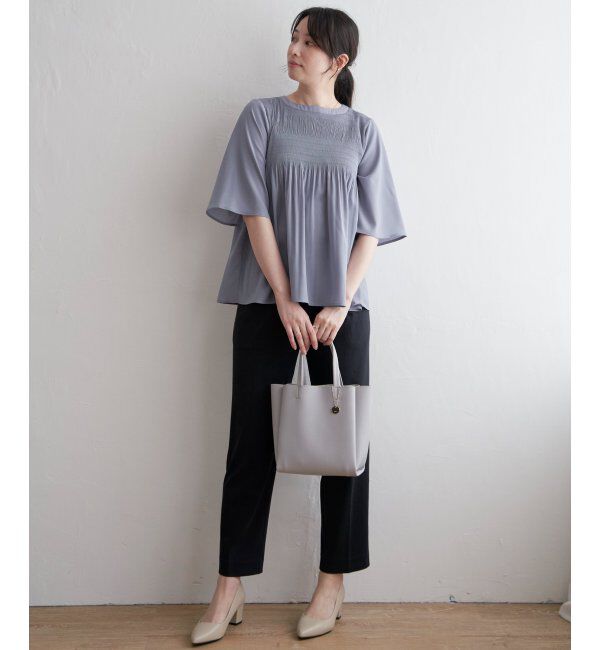 ikka「マジョリカプリーツブラウス」|シャツ・ブラウス|