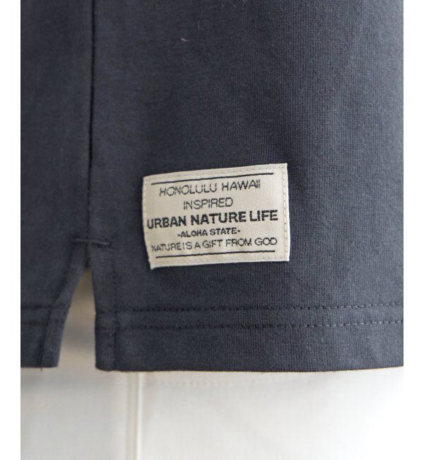 ikka「URBAN NATURE LIFE ロゴプリントTシャツ」|Tシャツ・カットソー|