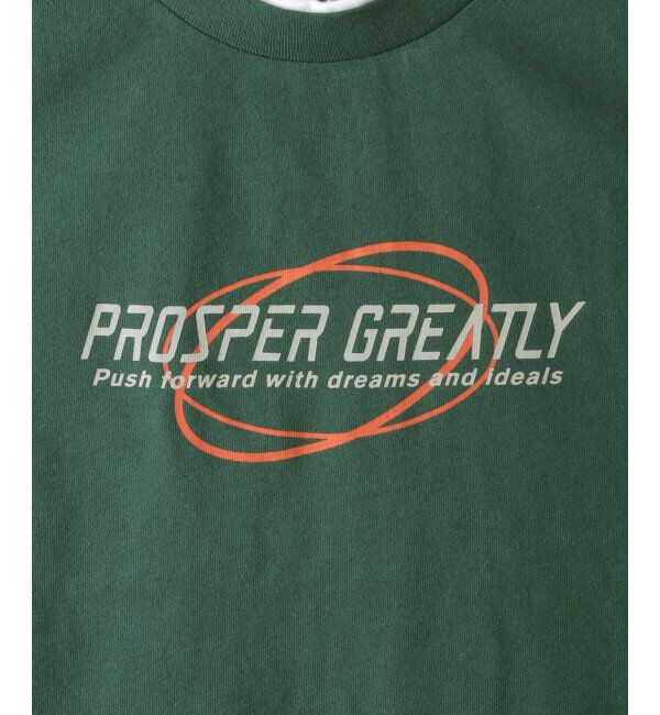 ikka kids「ダブルネック袖レイヤードロゴTシャツ（120~160cm）」|Tシャツ・カットソー|