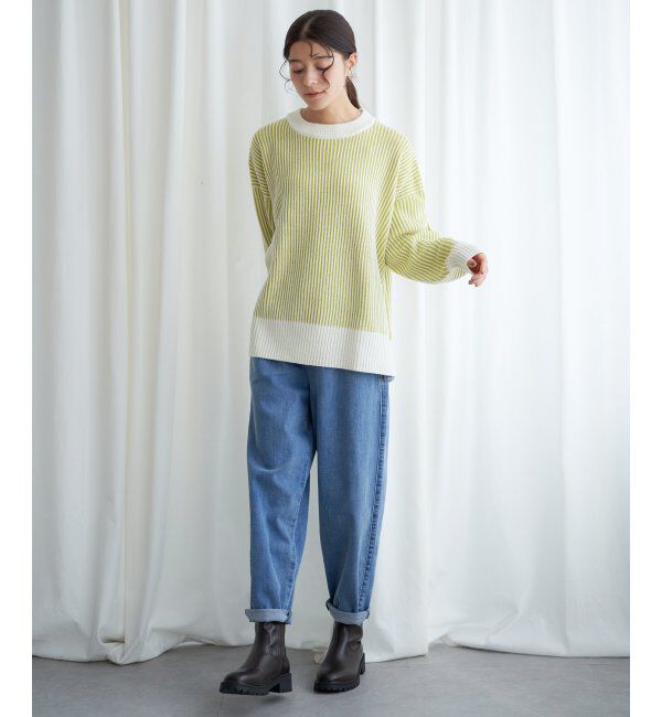 Lbc with Life「ストライプ柄アソートニットプルオーバー」|カーディガン|