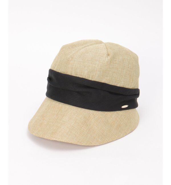 Lbc with Life「洗える雑材タック入りキャスケット」|その他|