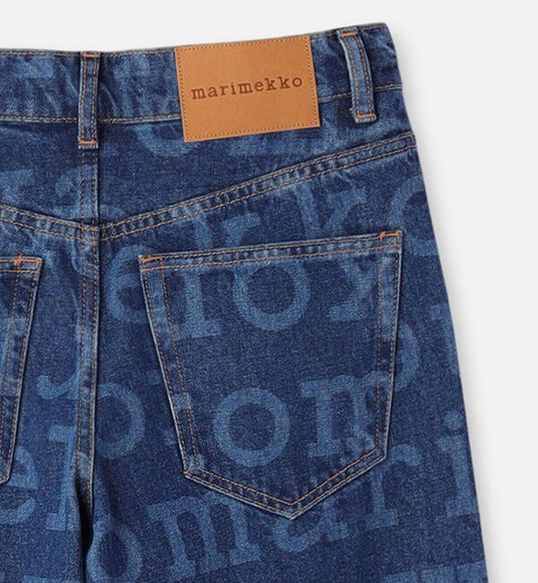 Marimekko「Maridenim Loose Logo S ジーンズ」|チノ|