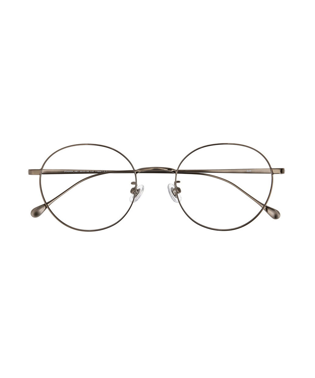  「ボストン型 華奢なラインで大人可愛い メガネ｜大きめサイズ 小顔効果 メタルフレーム レンズ交換券付き」|メガネ|