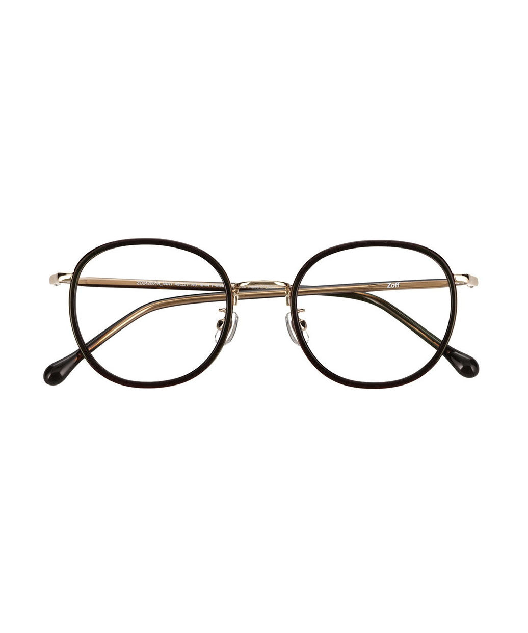  「ボストン型 メガネ｜インナーリムがおしゃれ メタル クリア レンズ交換券付き」|メガネ|