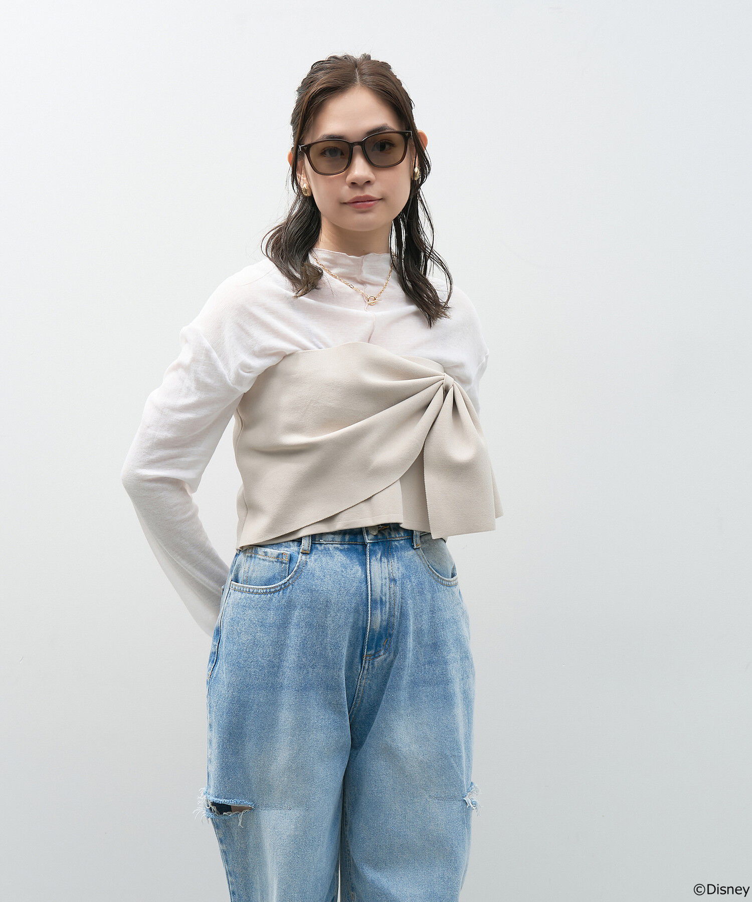  「ウェリントン型 サングラス Disney Collection created by Zoff &rdquo;Sunglasses&rdquo; ディズニー」|メガネ|