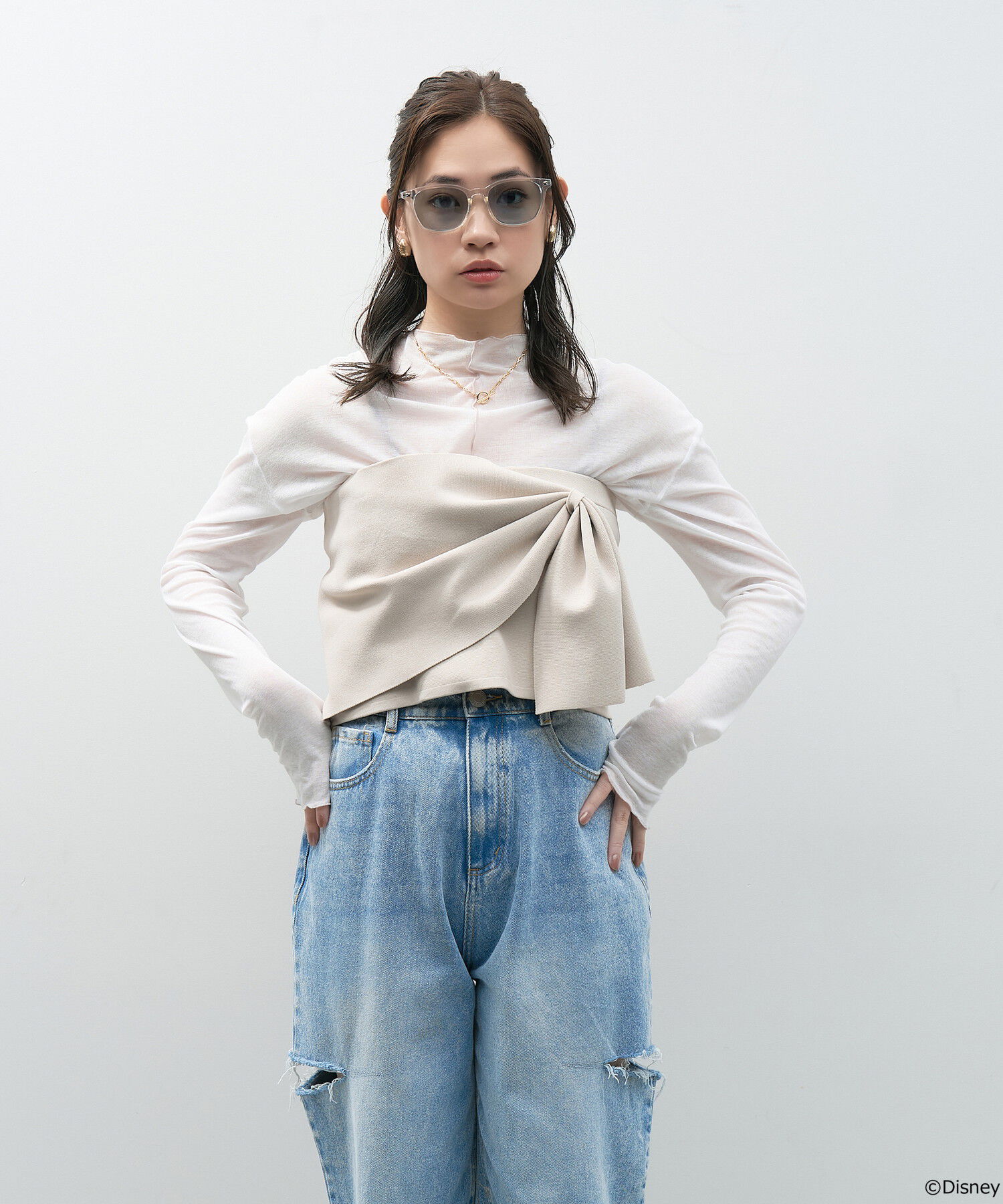  「ウェリントン型 サングラス Disney Collection created by Zoff &rdquo;Sunglasses&rdquo; ディズニー」|メガネ|