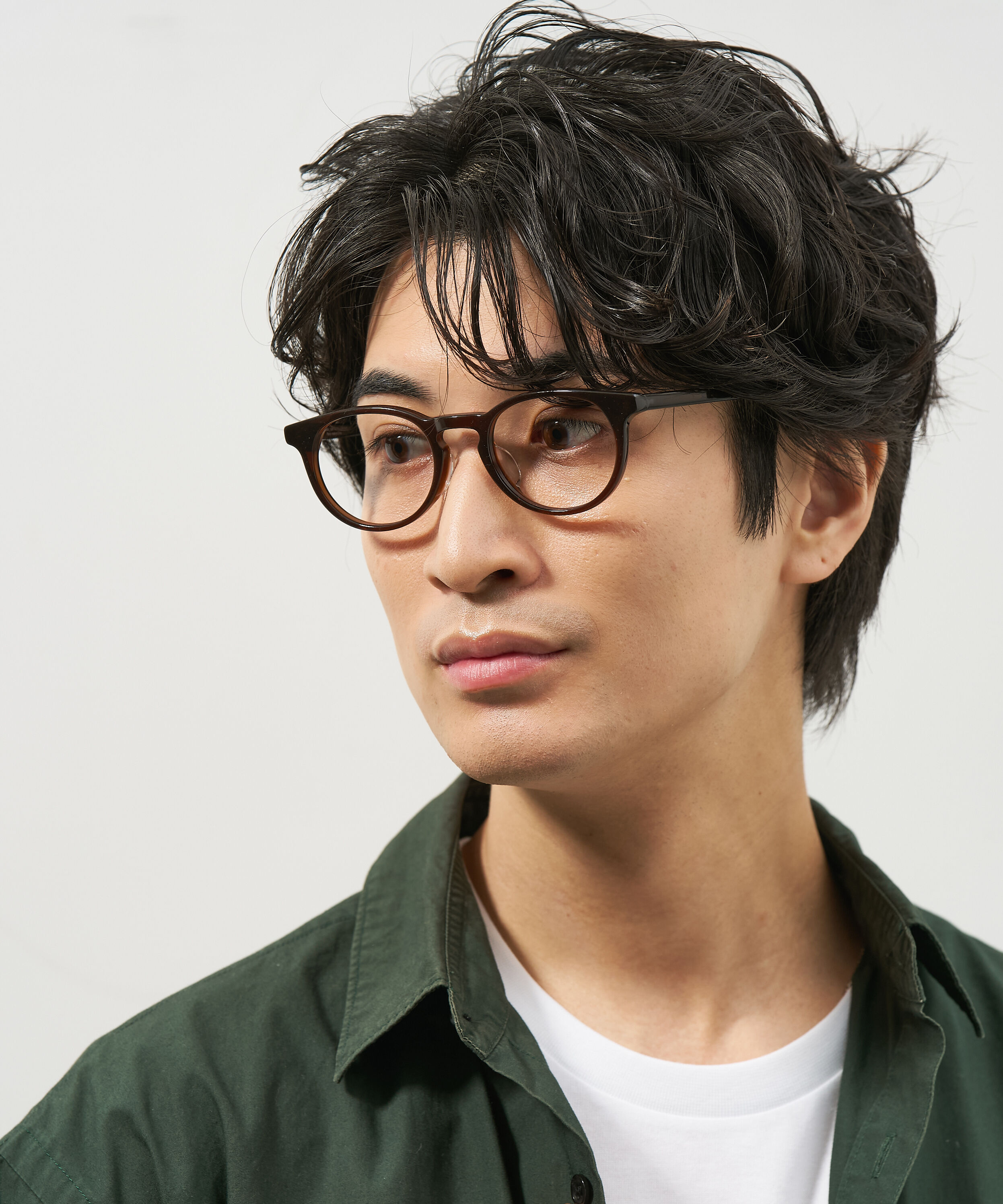  「ボストン型 メガネ｜クラシックなボストンフレーム 黒縁フレーム レンズ交換券付き」|メガネ|