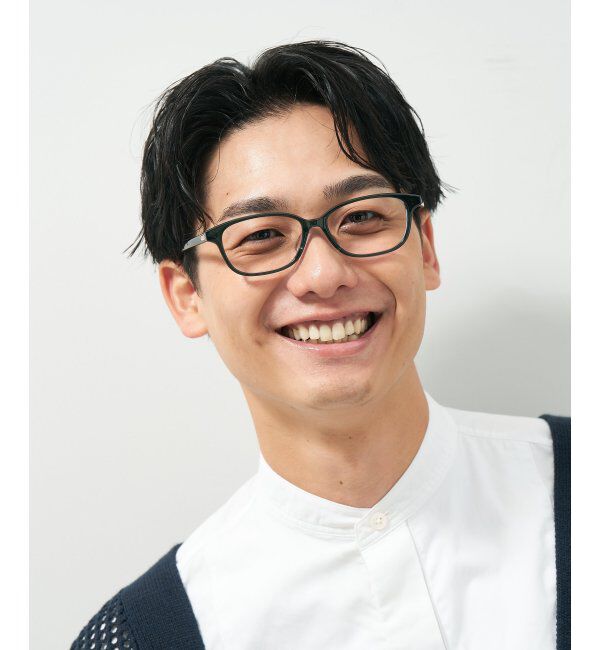  「スクエア型 メガネ きちんと感と上質感あふれるフレーム ｜Zoff｜BASIC STYLE   レンズ交換券付」|メガネ|