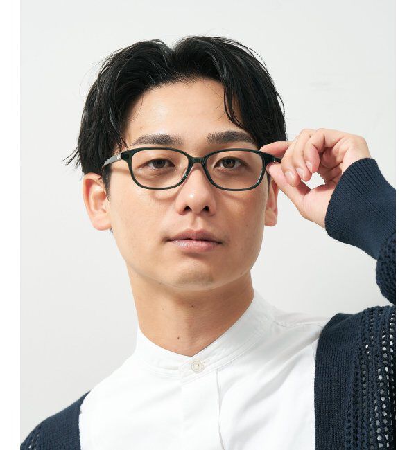  「スクエア型 メガネ きちんと感と上質感あふれるフレーム ｜Zoff｜BASIC STYLE   レンズ交換券付」|メガネ|