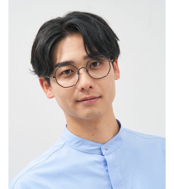  「ウェリントン型 多角形 メガネ│小顔効果 ビッグシェイプ｜ レンズ交換券付」|メガネ|