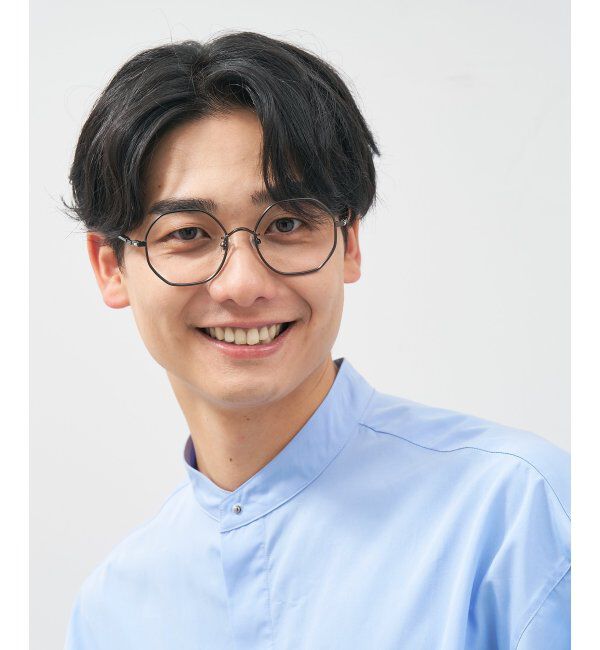  「ウェリントン型 多角形 メガネ│小顔効果 ビッグシェイプ｜ レンズ交換券付」|メガネ|