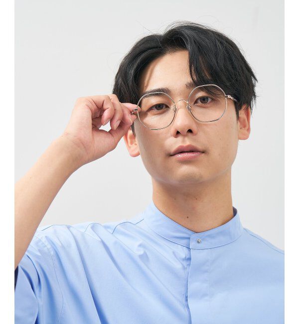  「ウェリントン型 多角形 メガネ│小顔効果 ビッグシェイプ｜ レンズ交換券付」|メガネ|