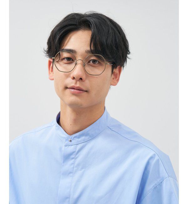  「ウェリントン型 多角形 メガネ│小顔効果 ビッグシェイプ｜ レンズ交換券付」|メガネ|