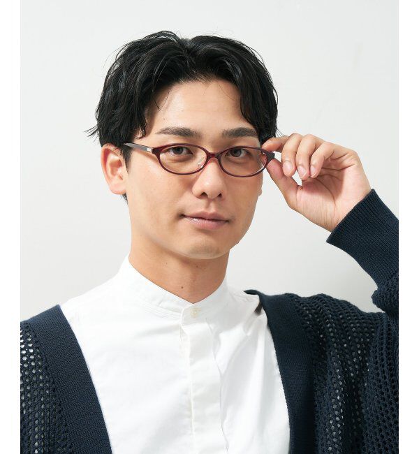  「オーバル型 メガネ｜きちんと感と上質感あふれるフレーム  レンズ交換券付」|メガネ|