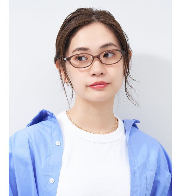  「オーバル型 メガネ｜きちんと感と上質感あふれるフレーム  レンズ交換券付」|メガネ|