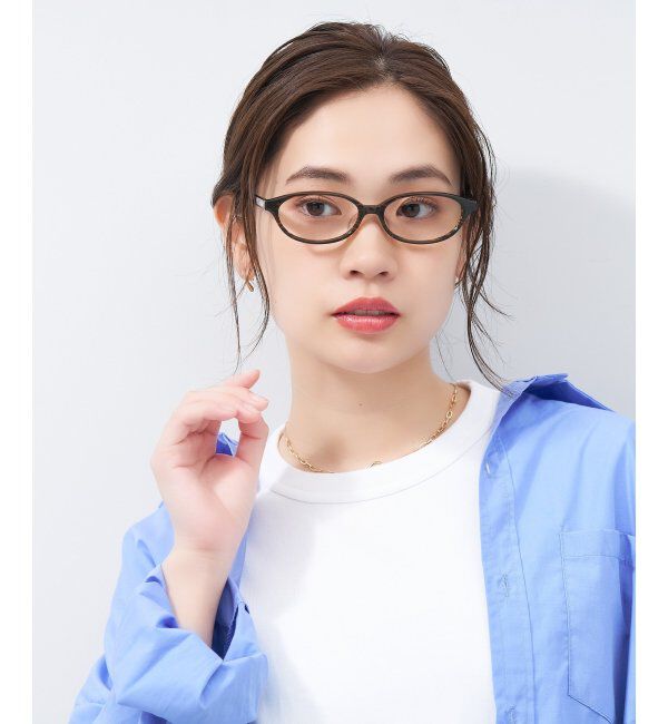  「オーバル型 メガネ｜きちんと感と上質感あふれるフレーム  レンズ交換券付」|メガネ|