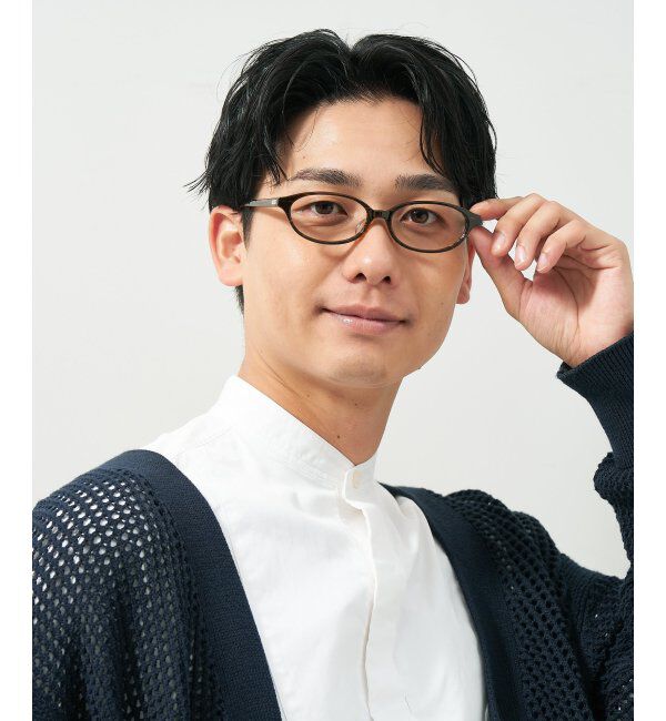  「オーバル型 メガネ｜きちんと感と上質感あふれるフレーム  レンズ交換券付」|メガネ|