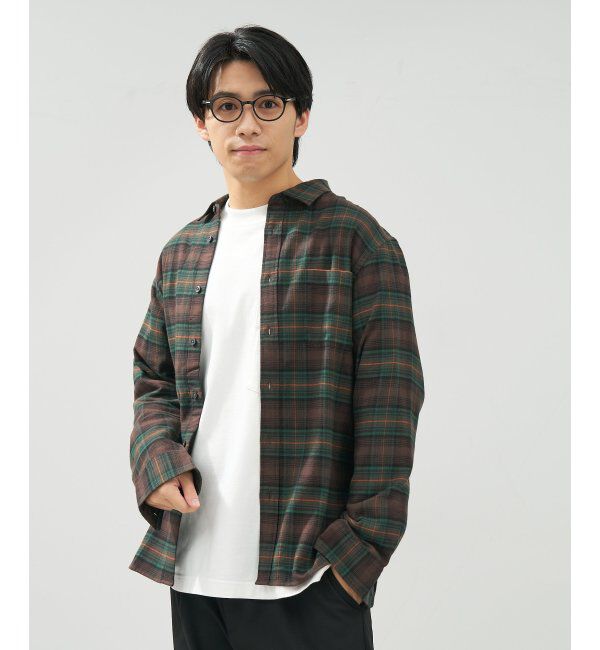  「ボストン型 メガネ│ズレ落ちにくい レザー調のラバーテンプルがオシャレなフレーム｜ レンズ交換券付」|メガネ|