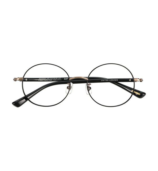  「Zoff|UNITED ARROWS|ラウンド型 丸型 メガネ｜ユナイテッドアローズ レンズ交換券付」|メガネ|