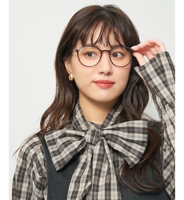  「ボストン型 軽量 メガネ 大人可愛い オフィスカジュアル /SMART SKINNY  レンズ交換券付」|メガネ|