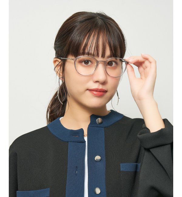  「ボストン型 軽量 メガネ 大人可愛い オフィスカジュアル /SMART SKINNY  レンズ交換券付」|メガネ|