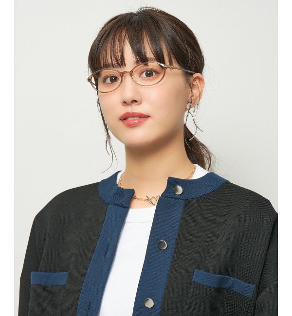  「オーバル型 軽量 メガネ 小ぶりで癖のないフレーム/SMART SKINNY  レンズ交換券付」|メガネ|