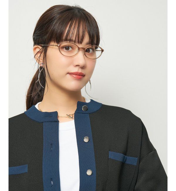  「オーバル型 軽量 メガネ 小ぶりで癖のないフレーム/SMART SKINNY  レンズ交換券付」|メガネ|