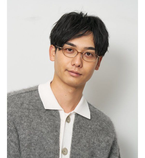  「オーバル型 軽量 メガネ 小ぶりで癖のないフレーム/SMART SKINNY  レンズ交換券付」|メガネ|