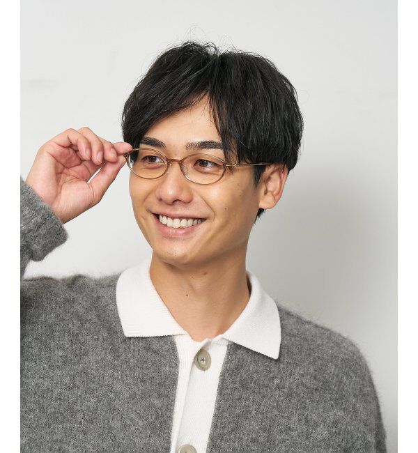  「オーバル型 軽量 メガネ 小ぶりで癖のないフレーム/SMART SKINNY  レンズ交換券付」|メガネ|