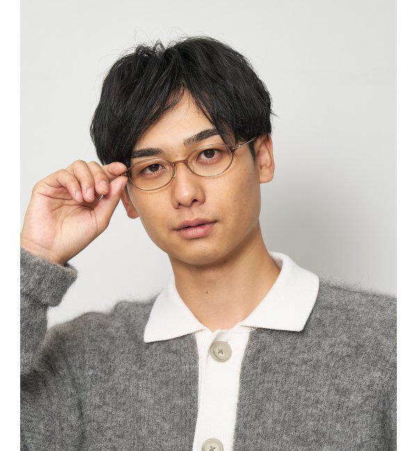  「オーバル型 軽量 メガネ 小ぶりで癖のないフレーム/SMART SKINNY  レンズ交換券付」|メガネ|