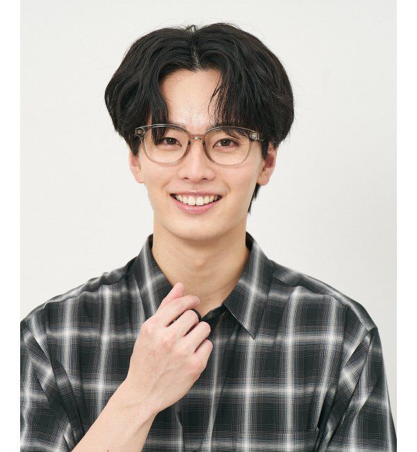  「Zoff｜メガネ｜黒縁フレーム 伊達・度付き｜FASHION レンズ交換券付」|メガネ|