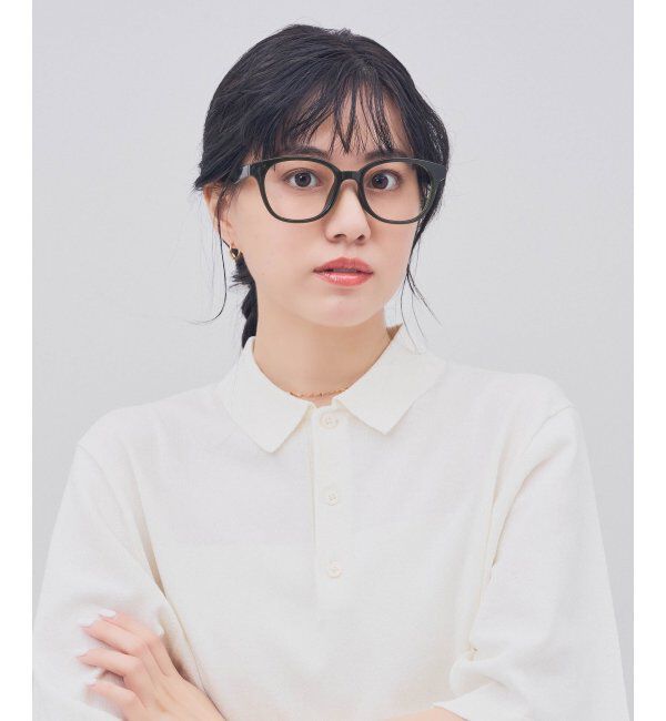  「Zoff｜メガネ｜黒縁フレーム 伊達・度付き｜FASHION レンズ交換券付」|メガネ|