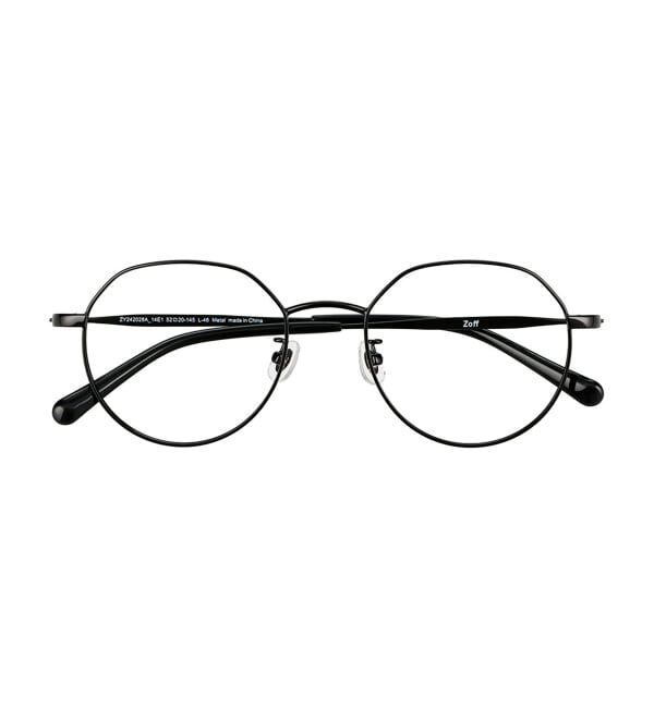  「[中顔面短縮みえメガネ]Zoff｜メガネ｜メタルフレーム 伊達・度付き｜FASHION METAL レンズ交換券付」|メガネ|