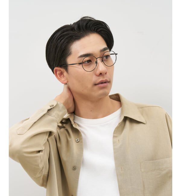  「[中顔面短縮みえメガネ]Zoff｜メガネ｜メタルフレーム 伊達・度付き｜FASHION METAL レンズ交換券付」|メガネ|