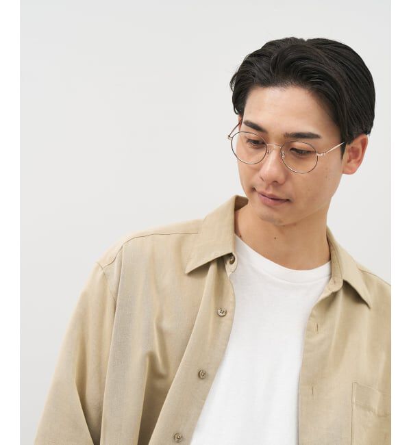  「[中顔面短縮みえメガネ]Zoff｜メガネ｜メタルフレーム 伊達・度付き｜FASHION METAL レンズ交換券付」|メガネ|