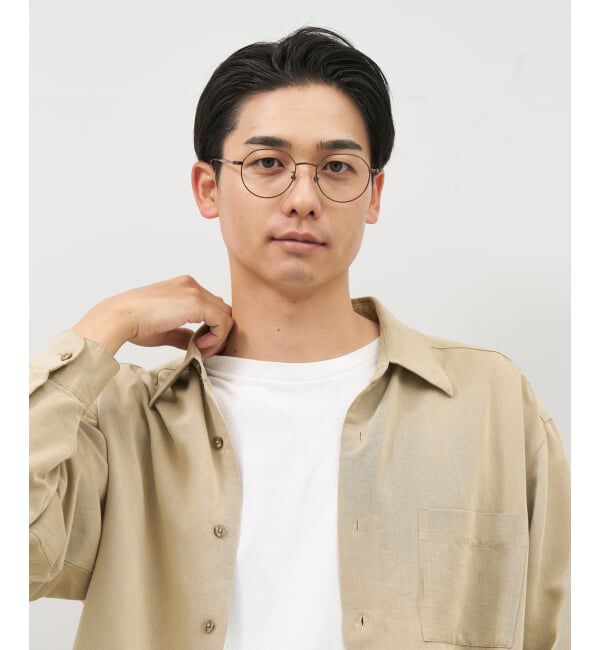  「[中顔面短縮みえメガネ]Zoff｜メガネ｜メタルフレーム 伊達・度付き｜FASHION METAL レンズ交換券付」|メガネ|