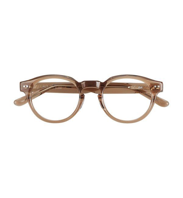  「Zoff｜ボストン型 メガネ｜黒縁フレーム 伊達・度付き レンズ交換券付」|メガネ|