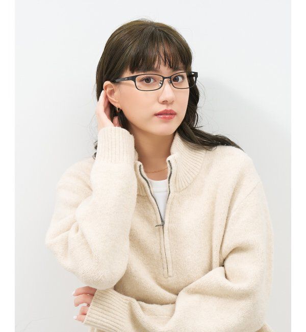  「スクエア型メガネ｜似合うを科学したメガネ(Zoff NEW STANDARD) レンズ交換券付」|メガネ|