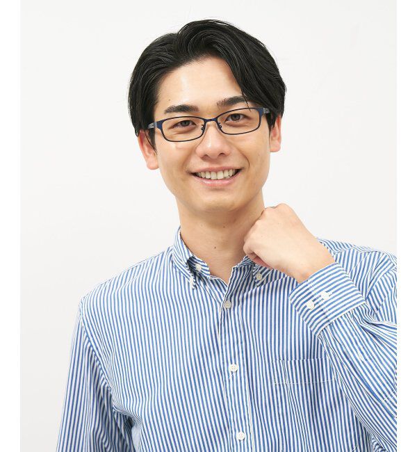  「スクエア型メガネ｜似合うを科学したメガネ(Zoff NEW STANDARD) レンズ交換券付」|メガネ|