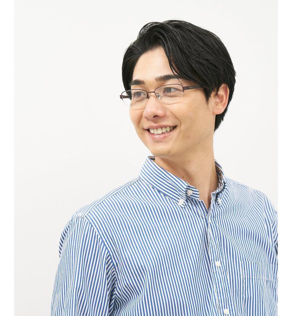  「スクエア型メガネ｜似合うを科学したメガネ(Zoff NEW STANDARD) レンズ交換券付」|メガネ|