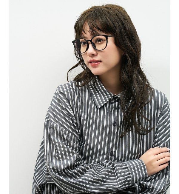  「ウエリントン型サングラス｜クリアサングラス 大きめ 軽量 紫外線防止｜Zoff｜」|サングラス|