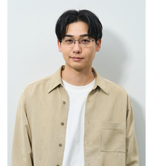  「ウェリントン型 メガネ | 軽量 耐久性 チタン 伊達メガネ ビジネス ユニセックス レンズ交換券付」|メガネ|