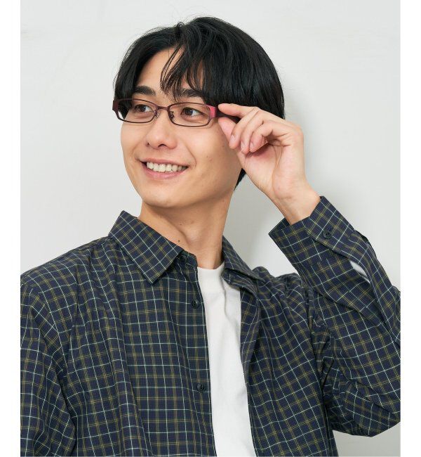  「スクエア型 メガネ｜伊達メガネ ビジネス スタイリッシュ 読書 度付き眼鏡  Zoff レンズ交換券付」|メガネ|