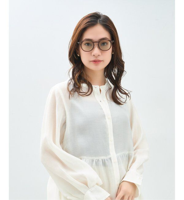  「Zoff｜Kirimaru ボストン型 サングラス   ユニセックス｜UVカット｜紫外線対策｜うねうね 波型 小顔効果」|サングラス|