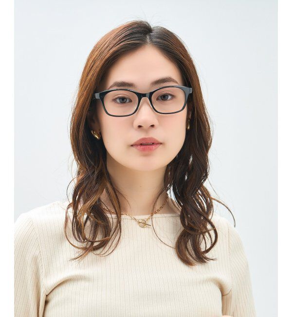  「ウェリントン型 メガネ｜軽量 柔軟性｜ズレ落ち防止｜伊達メガネ｜読書 ビジネス  レンズ交換券付」|メガネ|