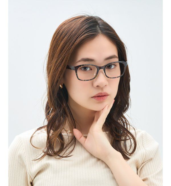  「ウェリントン型 メガネ｜軽量 柔軟性｜ズレ落ち防止｜伊達メガネ｜読書 ビジネス  レンズ交換券付」|メガネ|