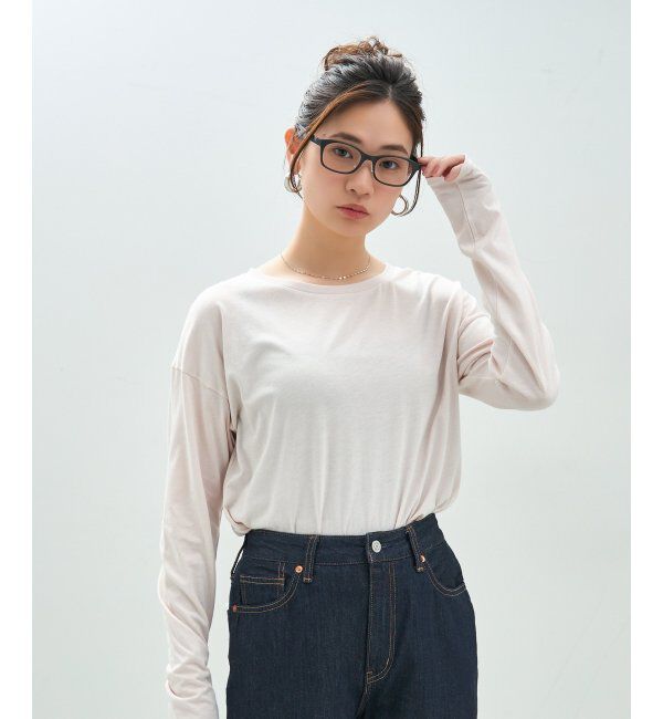  「ウェリントン型 メガネ｜軽量 柔軟性｜ズレ落ち防止｜伊達メガネ｜読書 ビジネス  レンズ交換券付」|メガネ|