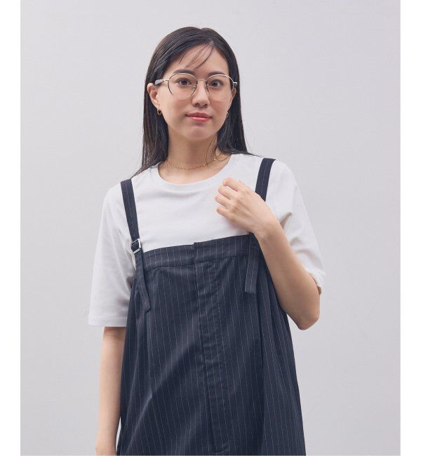  「Zoff｜STUDIO SEVEN｜ボストン型 メガネ スタジオセブン メタル｜伊達メガネ 度付きメガネ レンズ交換券付」|メガネ|ゴールド