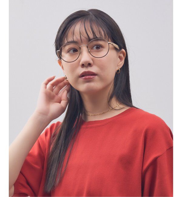  「Zoff｜STUDIO SEVEN｜ボストン型 メガネ スタジオセブン メタル｜伊達メガネ 度付きメガネ レンズ交換券付」|メガネ|