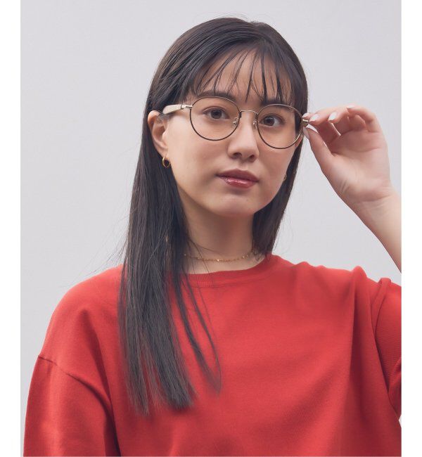  「Zoff｜STUDIO SEVEN｜ボストン型 メガネ スタジオセブン メタル｜伊達メガネ 度付きメガネ レンズ交換券付」|メガネ|